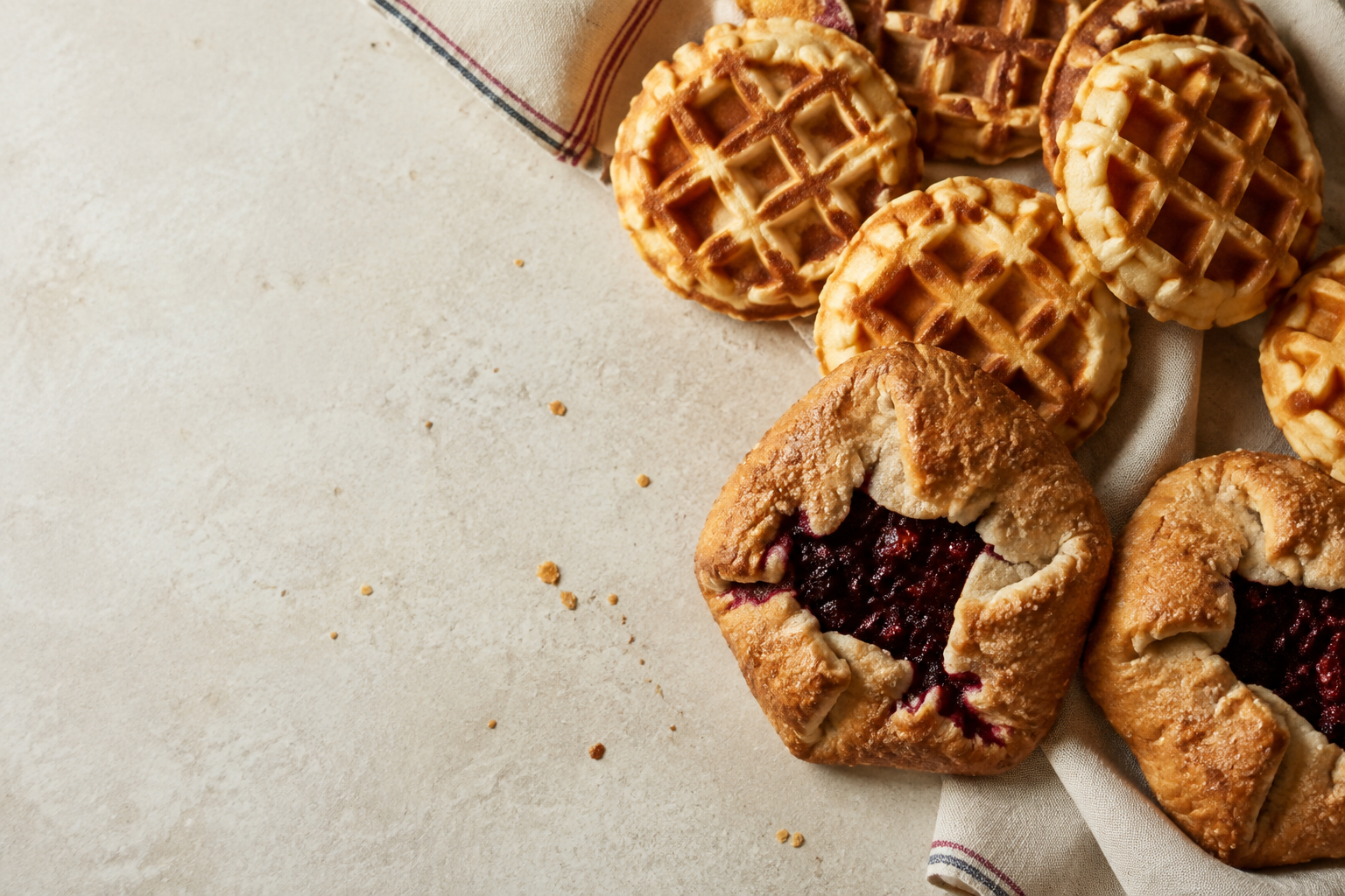 Fresh Grace Must Bake waffles